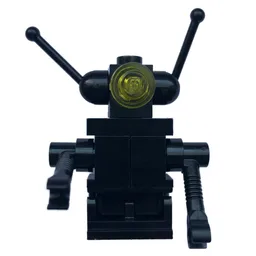 Classic Space Droid - Black, Hinge Base Trans-Yellow Eyes