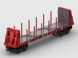 US Bulkhead Flat Car