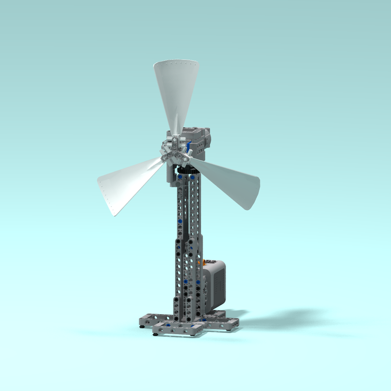 Lego Simplest LEGO Technic Oscillating Fan