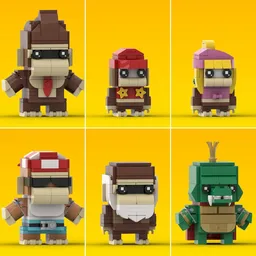 Donkey Kong Country Brickheadz Bundle