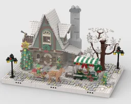 Winter Village - Display for set 10275 - Elf Club House