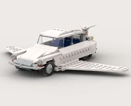 Citroen DS 8-wide - Fantomas the flying car