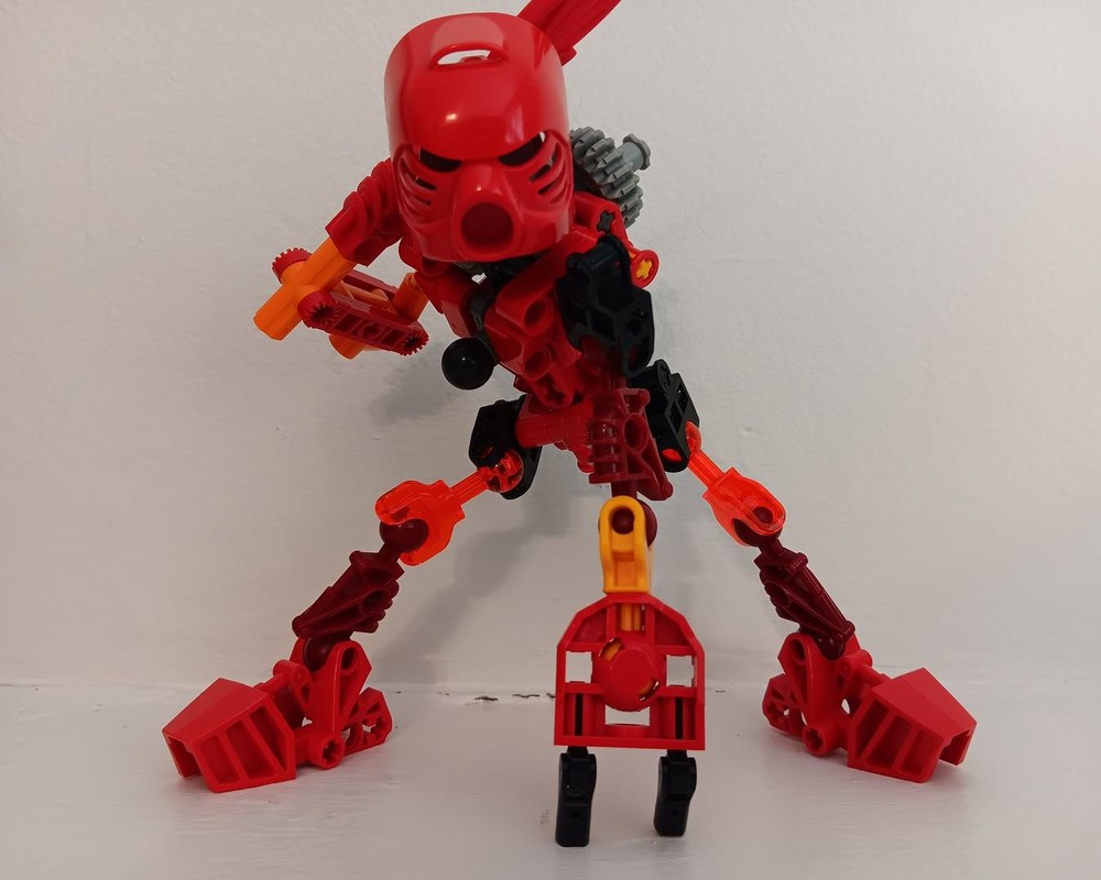 Lego Tahu, Toa of fire - Working gearbox revamp