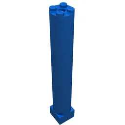Support 2 x 2 x 11 Solid Pillar / Blue