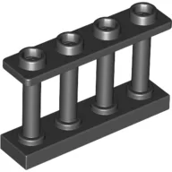 Fence Spindled 1 x 4 x 2 [4 Top Studs]