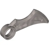Wing / Blade 1 x 4 with Pin Hole / Flat Silver