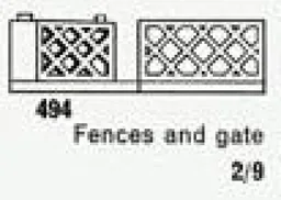 Gates and Fence, White (The Building Toy)