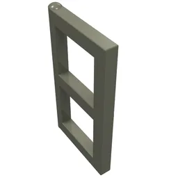 Window 1 x 2 x 3 Pane / Dark Gray