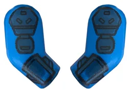 Arm, (Matching Left and Right) Pair with Dark Blue Pads Pattern / Blue