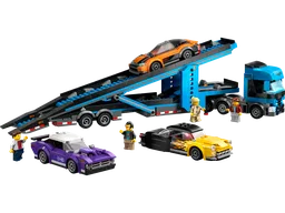Car Transporter Truck with Sports Cars