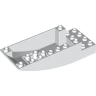 Aircraft Fuselage Curved 10 x 4 x 2 / White