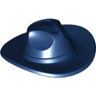 Hat Very Wide Brim, Outback Style [Fedora] / Dark Blue