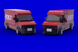 Australian post van