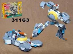 Transformer Hovercar , LEGO 31163 alternate build / Playful Cat