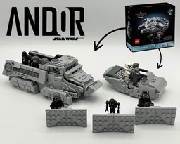 Imperial Riot Tank & Armored Speeder & Barricades (75375 Alternate Model)