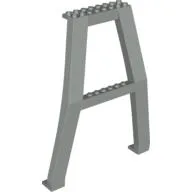 Support Crane Stand Double with Studs on Cross-Brace / Light Gray