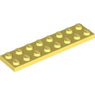 Plate 2 x 8 / Bright Light Yellow