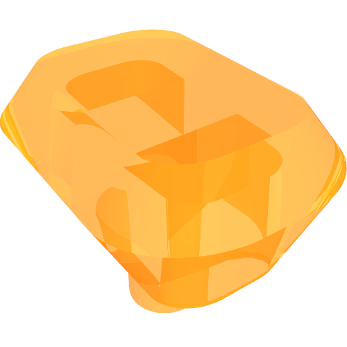 Lego Infinity Stone / Trans-Orange