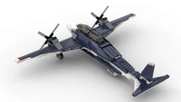 31039 Dual propeller plane