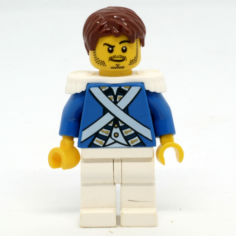 Lego Soldier (Bluecoat) - Sergeant, Stubble