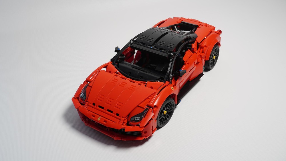 Lego Ferrari 488 GTB 42125 MOD 1:10 Scale