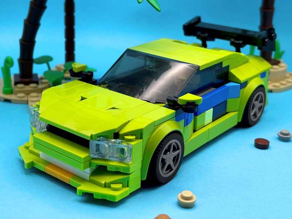 Lego Brian's 2002 Mitsy Lancer Evo - 8 Stud Speed Champions