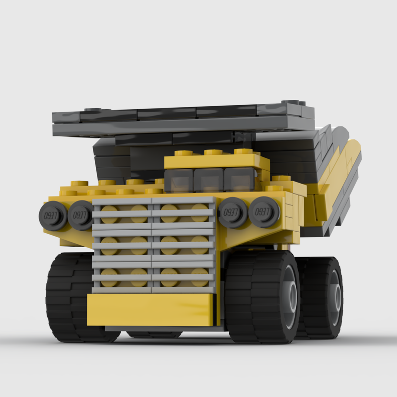 Lego Yellow Mining Dump Truck
