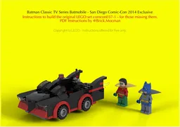 Batmobile Classic 1966 (Batman TV Show) - San Diego Comic-Con 2014 Exclusive (FREE)