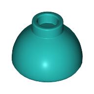 Lego Brick Round 1.5 x 1.5 Dome Top [Plain] / Dark Turquoise