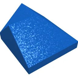 Brick Sloped 45° 2 x 2 Double Convex / Double Concave / Blue