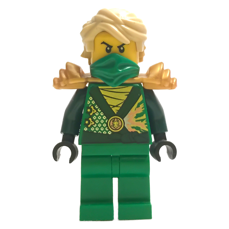 Lego Lloyd in Techno Robe Outfit and Shoulder Armor (Rebooted)