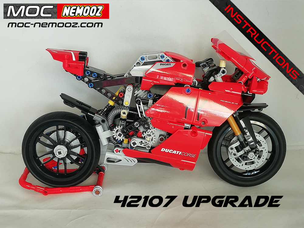 Lego 42107 DUCATI Panigale upgrade