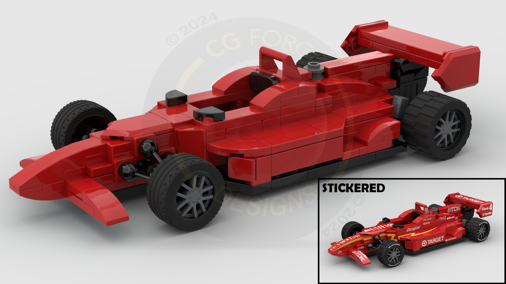 Lego Indycar 1997 CGR Zanardi Oval Spec
