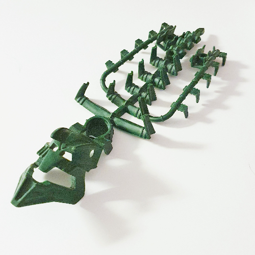 Lego Large Figure Mask Piraka, with Flexible Spine and Arm Covers, Zaktan / Dark Green