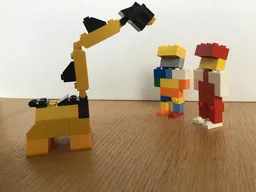 10698 Yellow dinosaur