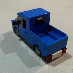 Small blue pickup