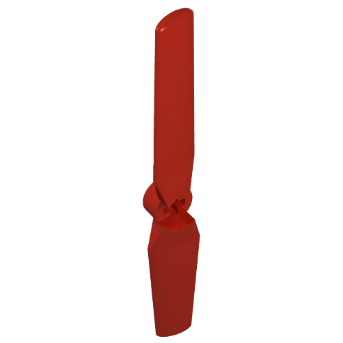 Lego Propeller 2 Blade 9 Diameter / Red