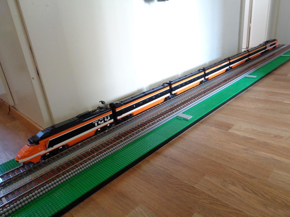 Lego Horizon Express 10233 Mod Long Size TGV