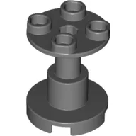 Support Round 2 x 2 x 2 Stand with Reinforced Underside / Dark Bluish Gray