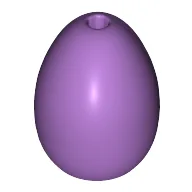Food Egg with 1.5mm Hole [Plain] / Medium Lavender