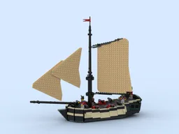 HMS Prawn 4 gun imperial cutter