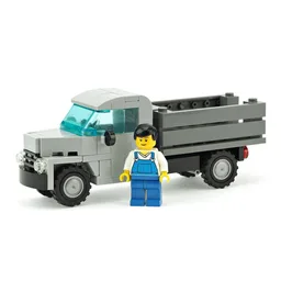 Grey vintage truck