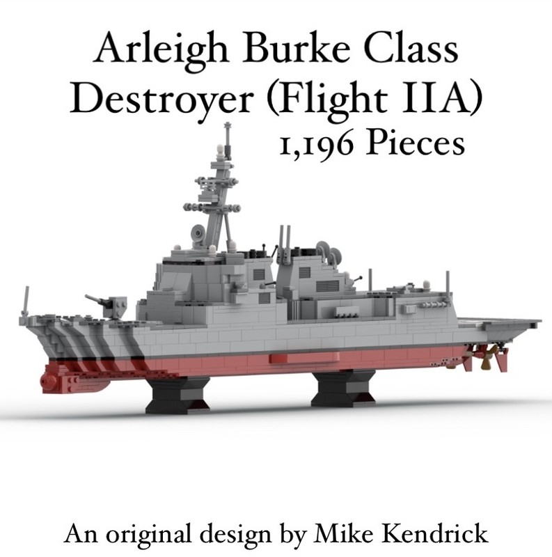 Lego Arleigh Burke Class Guided Missile Destroyer (Flight II A)