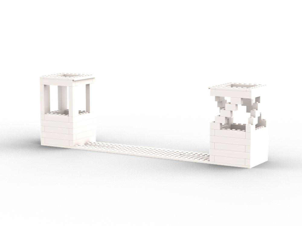 Lego Ionic Calendar pencil holders