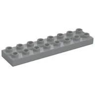 Duplo Plate 2 x 8 / Light Bluish Gray