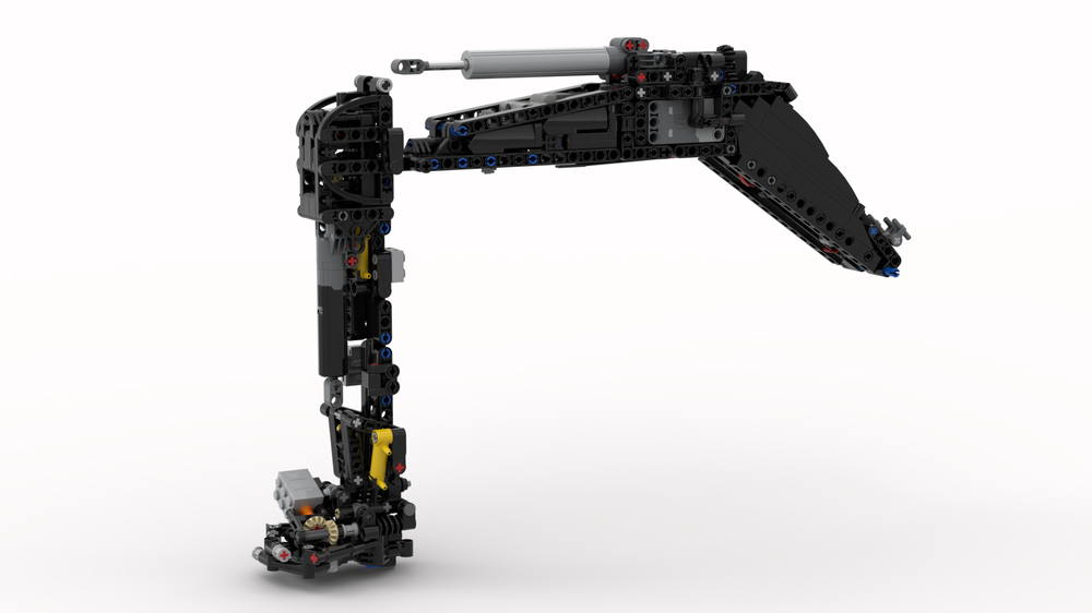 Lego Excavator main boom with tilt rotator (for my volvo ec 220 e)