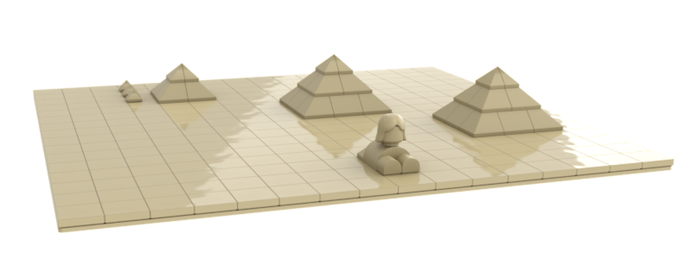 Lego Gizeh - Pyramids and Sphinx