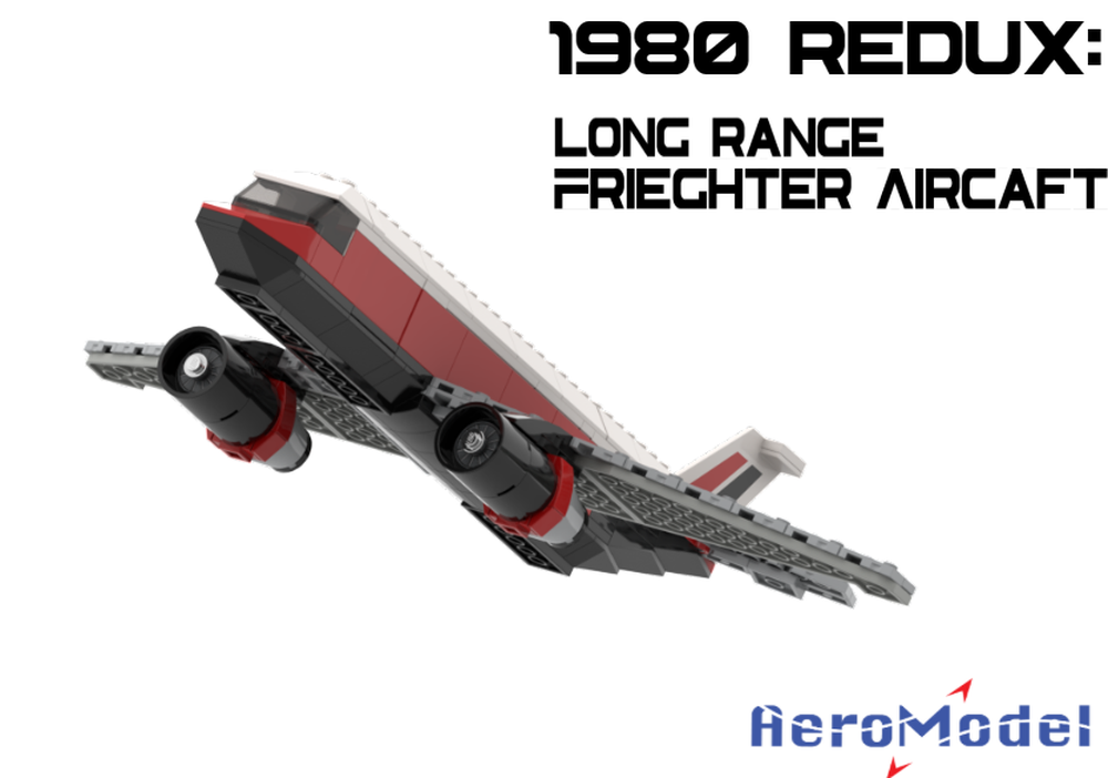 Lego 1980's Redux: Long Range Frieghter Aircraft (RF-900)
