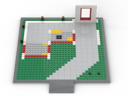Plate for LEGO Set 6380 - Emergency Treatment Center