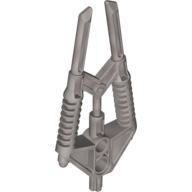 Lego Large Figure Weapon Staff, Rahkshi Staff of Poison, Dual Pronged (Lerahk) / Pearl Light Gray